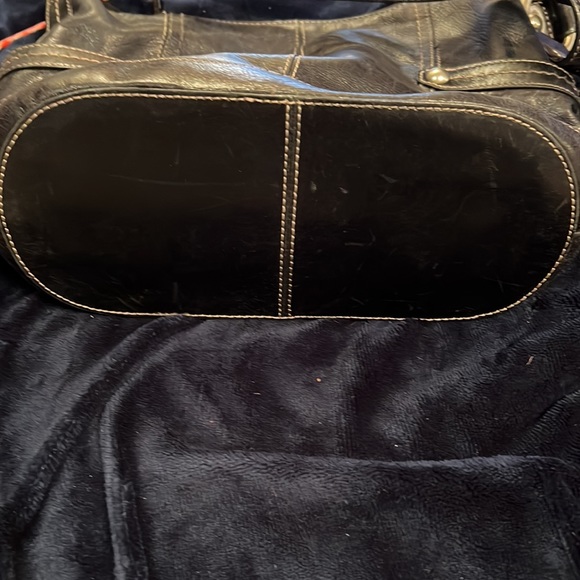 FOSSIL LEATHER BLACK SHOULDER BAG - Picture 11 of 11